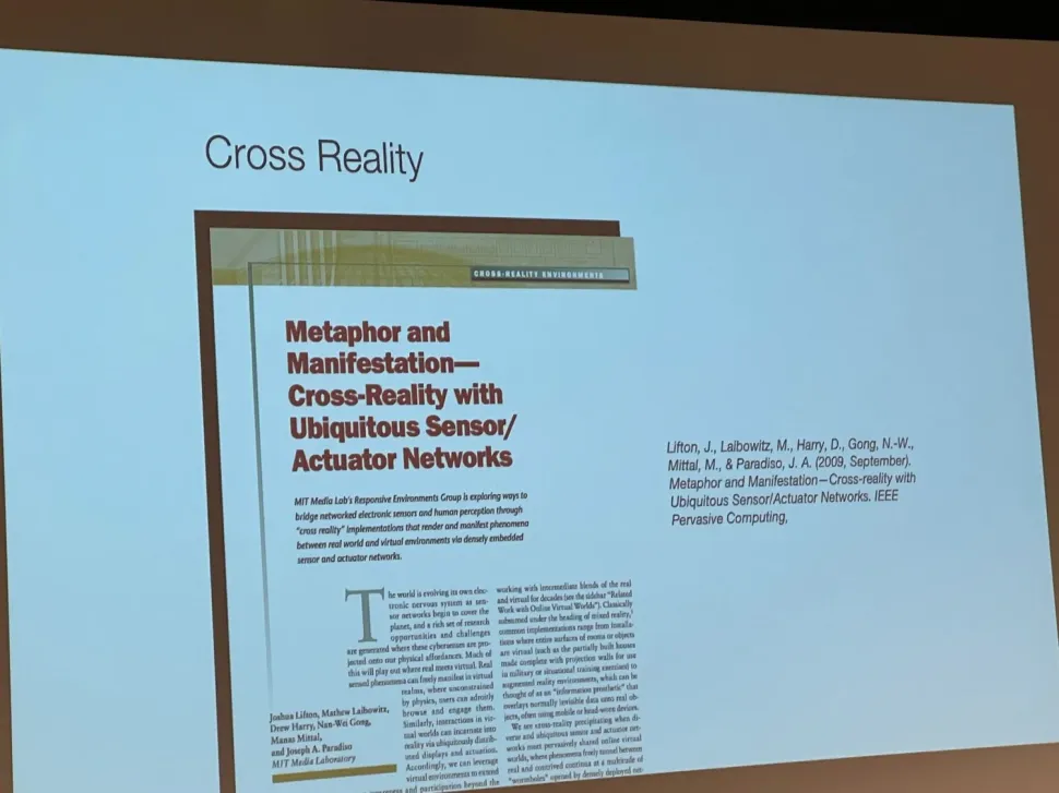 [Dr. Joseph A. Paradiso slides