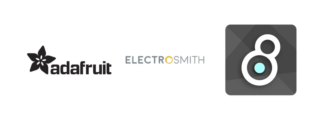 Adafruit Electrosmith and MAX MSP logo