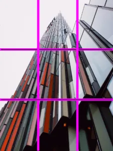 That building with a grid on it